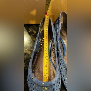 Calvin Klein Womens Breeze Blue Slip On Ballet Flats Loafers Shoes Size US 8